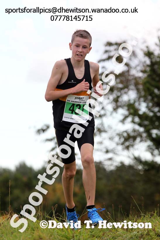 Boys under-15s, North East Harrier League, Cramlington. Photo: David T. Hewitson/Sports for All Pics